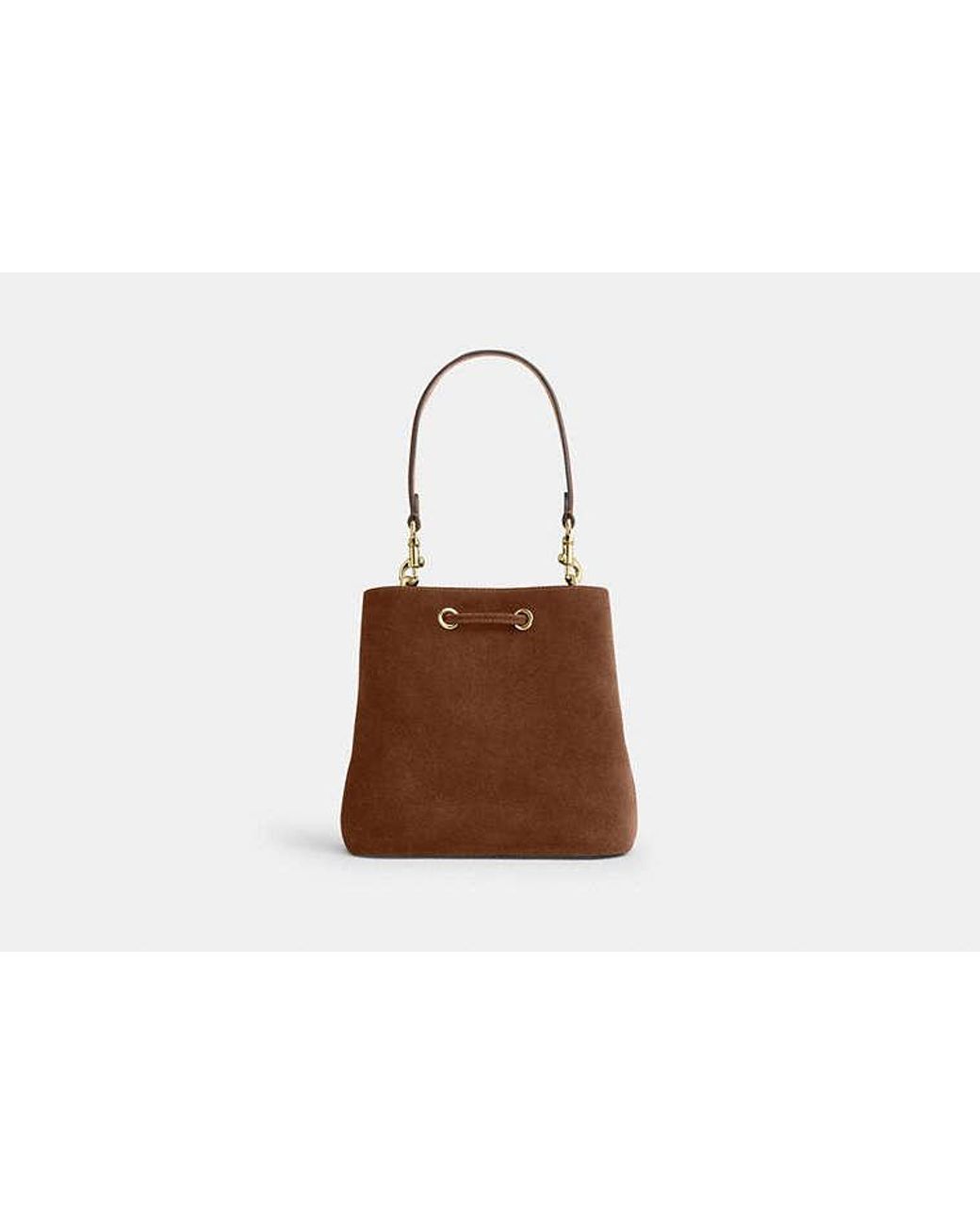 COACH Black Rowan Bucket Bag