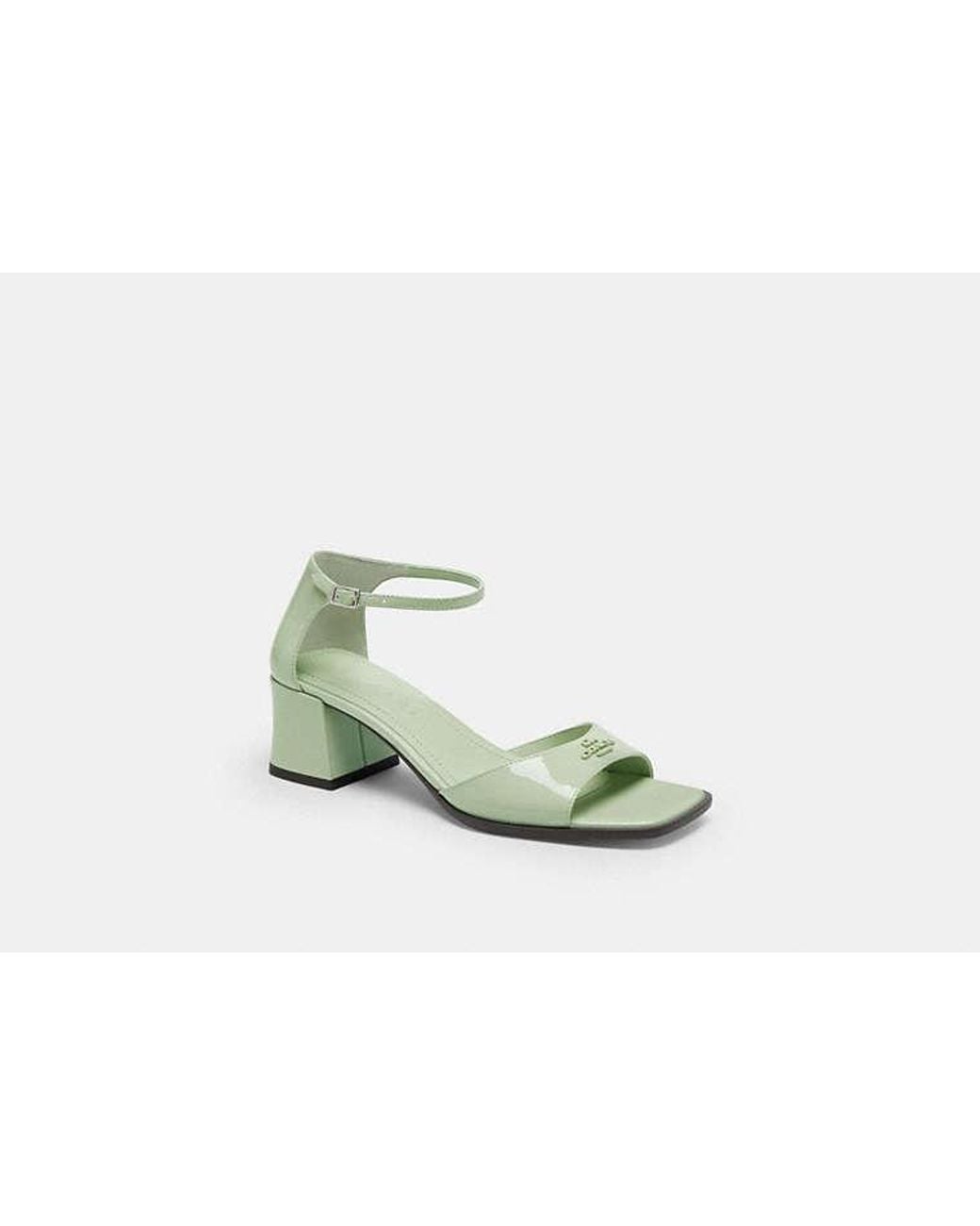 COACH Black Sandalette Mit Blockabsatz Für Frauen