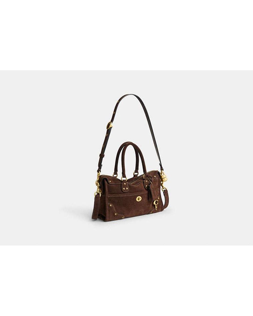 COACH Black Rhyder Satchel Bag 24