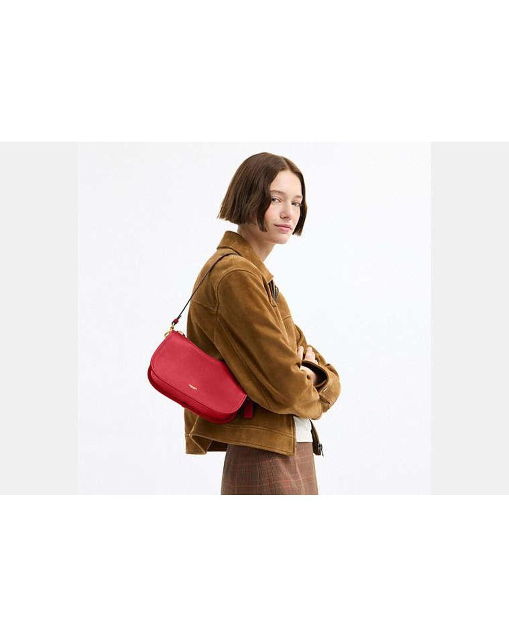 COACH Red Waverly Bag