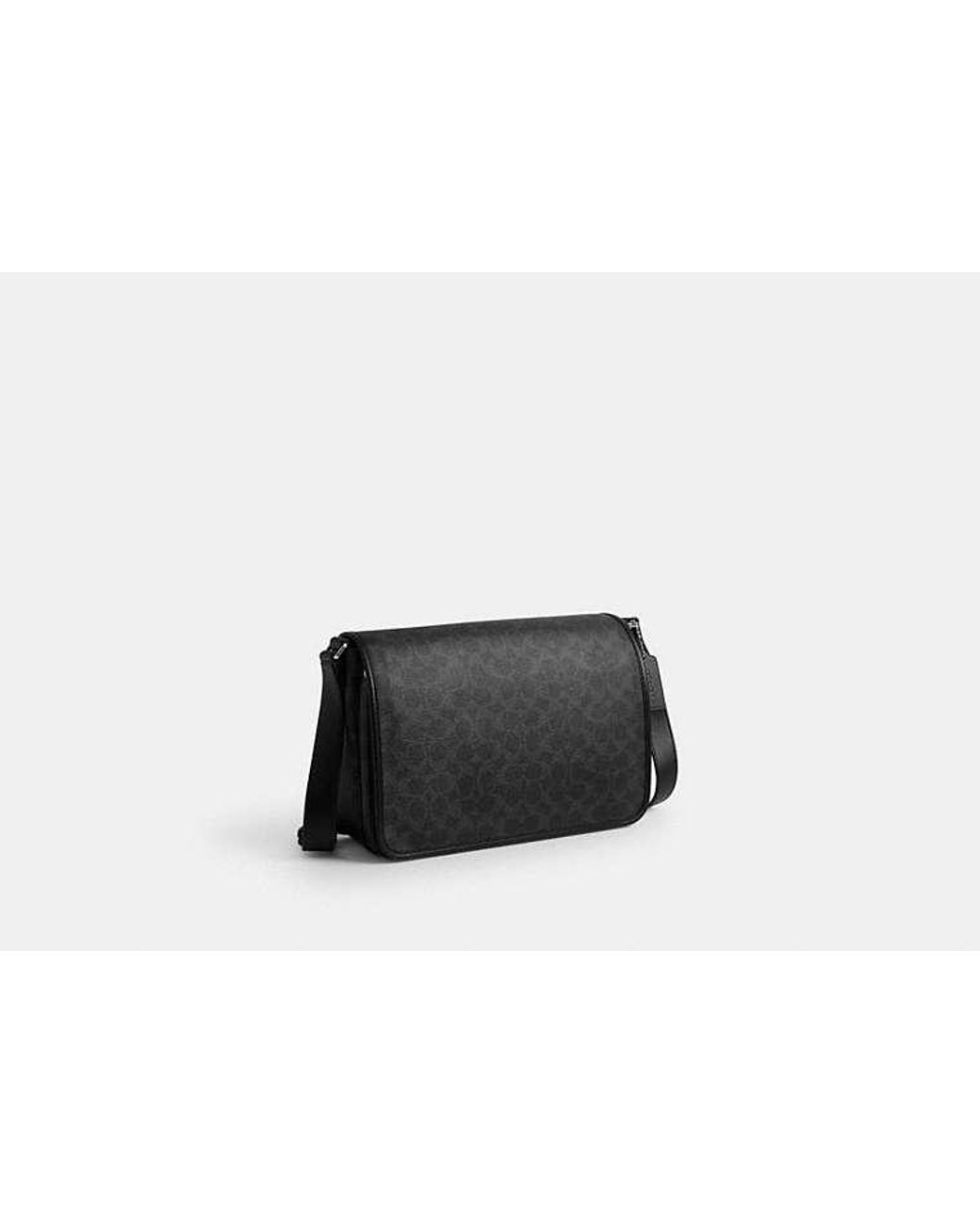 COACH Black Colby Messenger Bag 32 for men