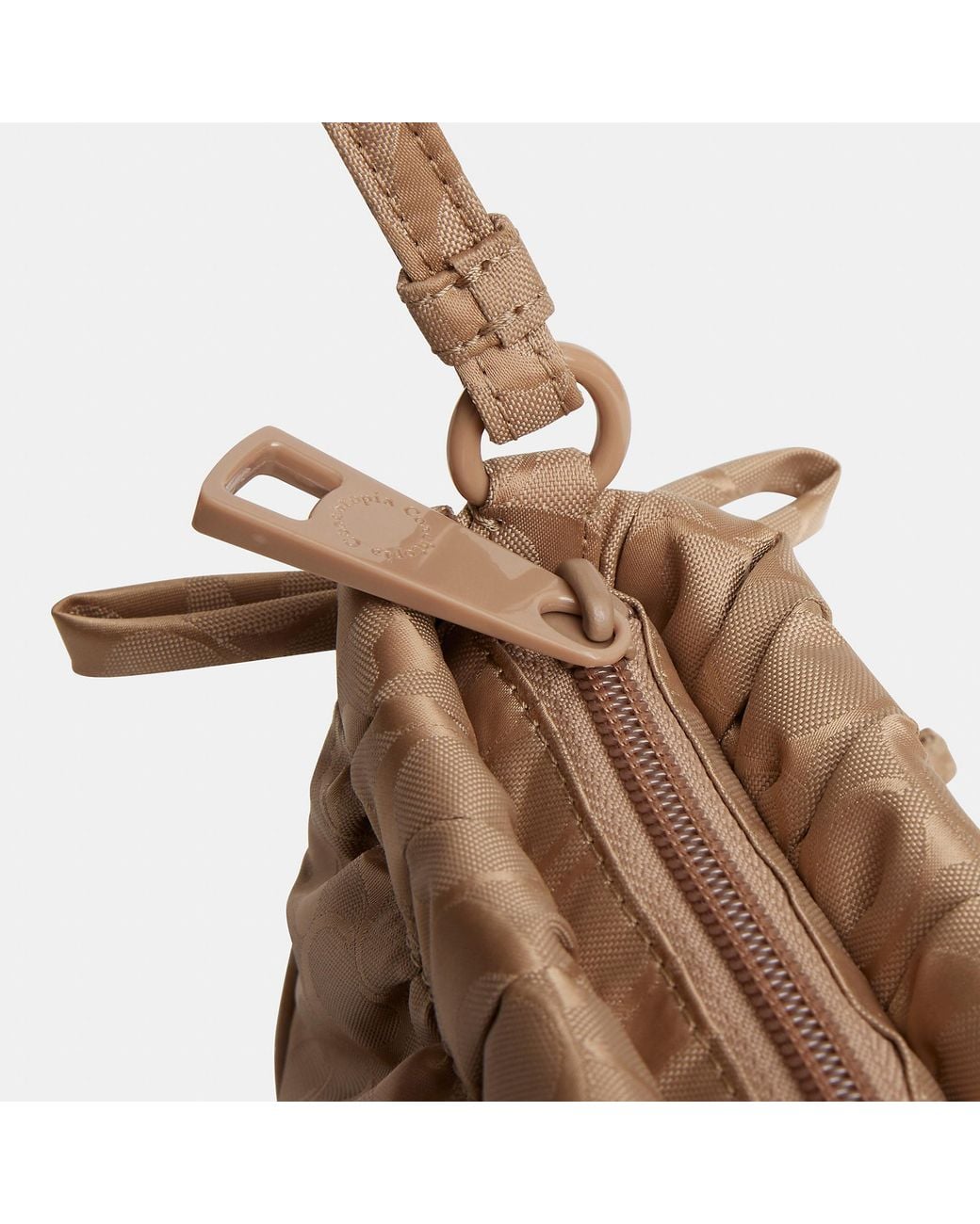 Coachtopia Natural Loop Ruched Small Shoulder Bag