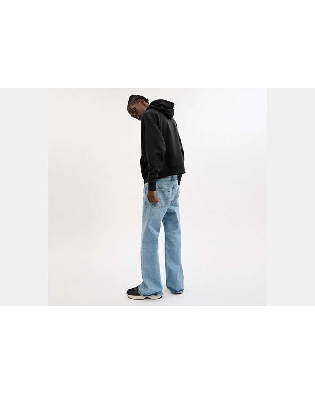COACH Black Rexy Hoodie for men