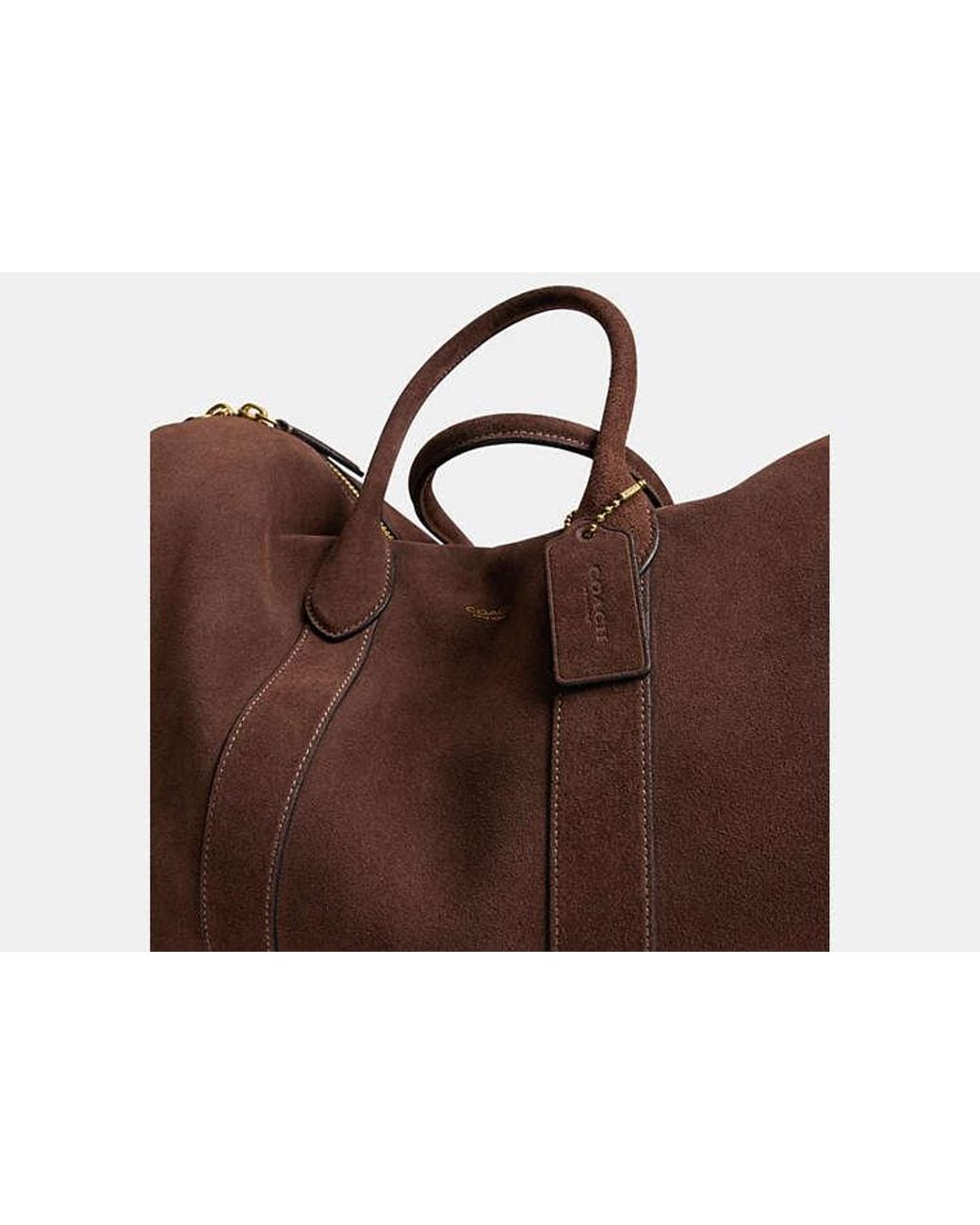 COACH Brown Compass Bag 45 for men