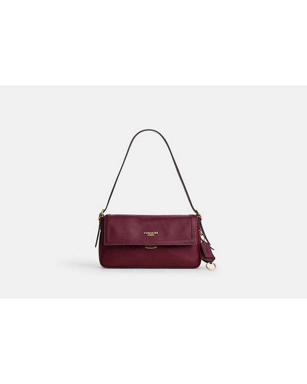 COACH Black Etta Small Flap Shoulder Bag