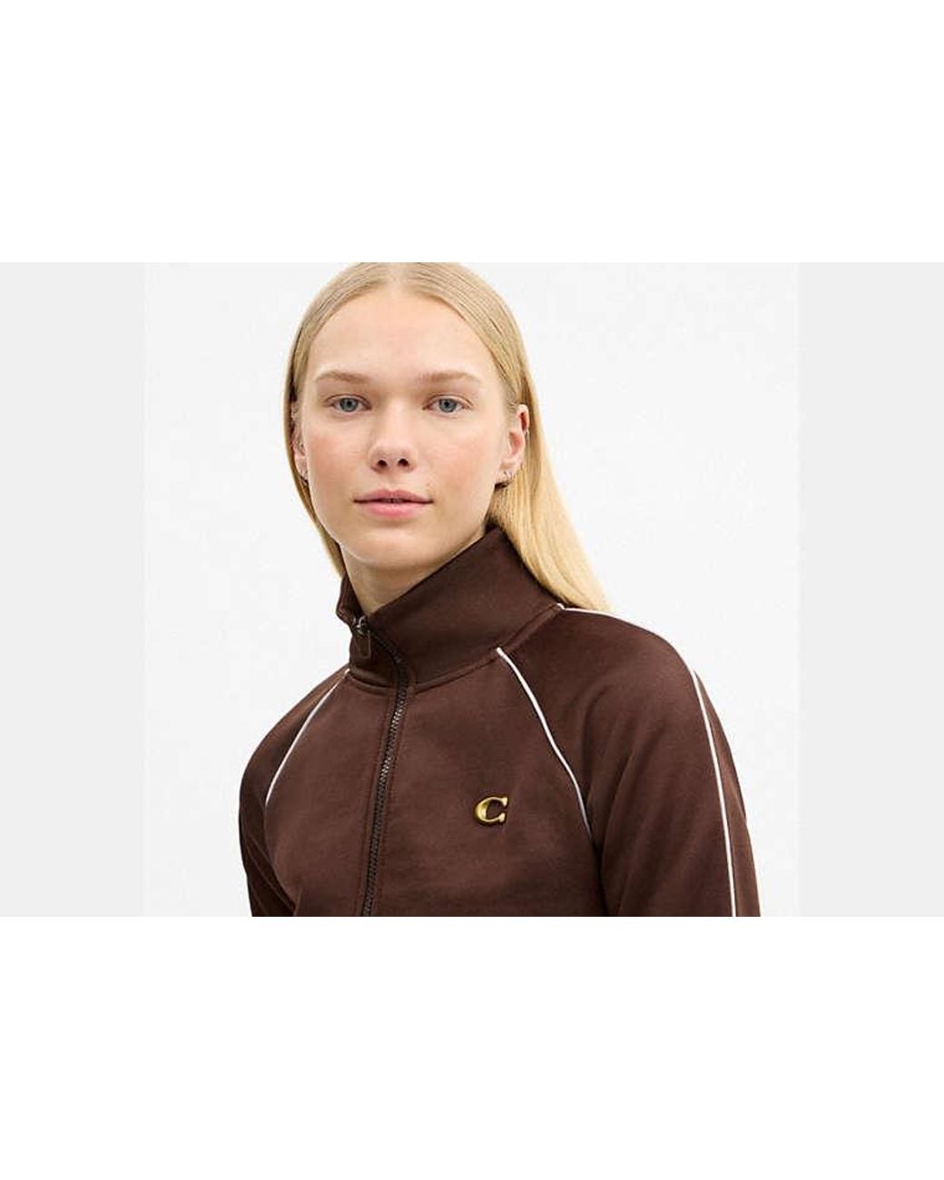 COACH Black Full Zip Track Jacket
