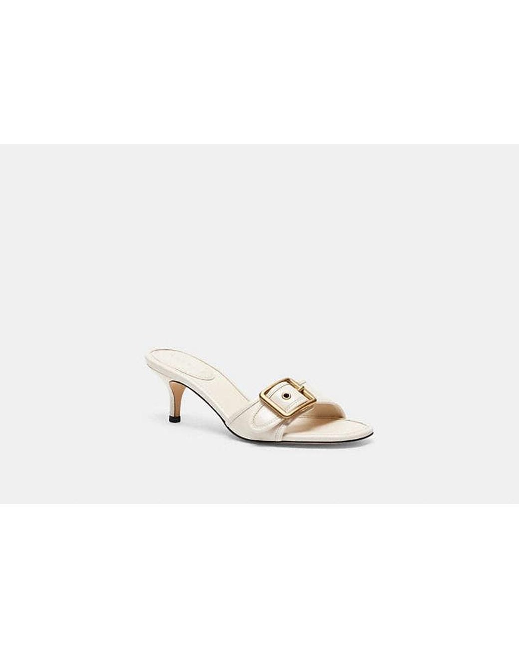 COACH Black Margot Sandal