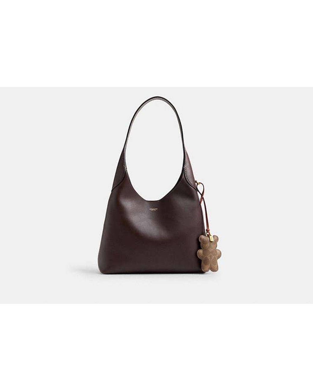 COACH Black Bear Puffy Bag Charm