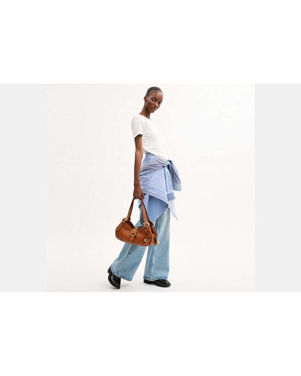 COACH Black Drifter Shoulder Bag 31