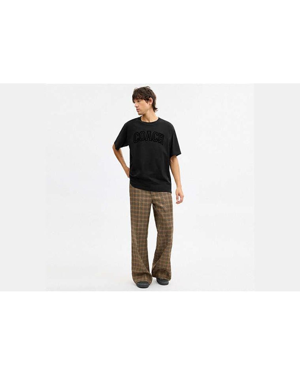 COACH Black Tonal T-Shirt for men