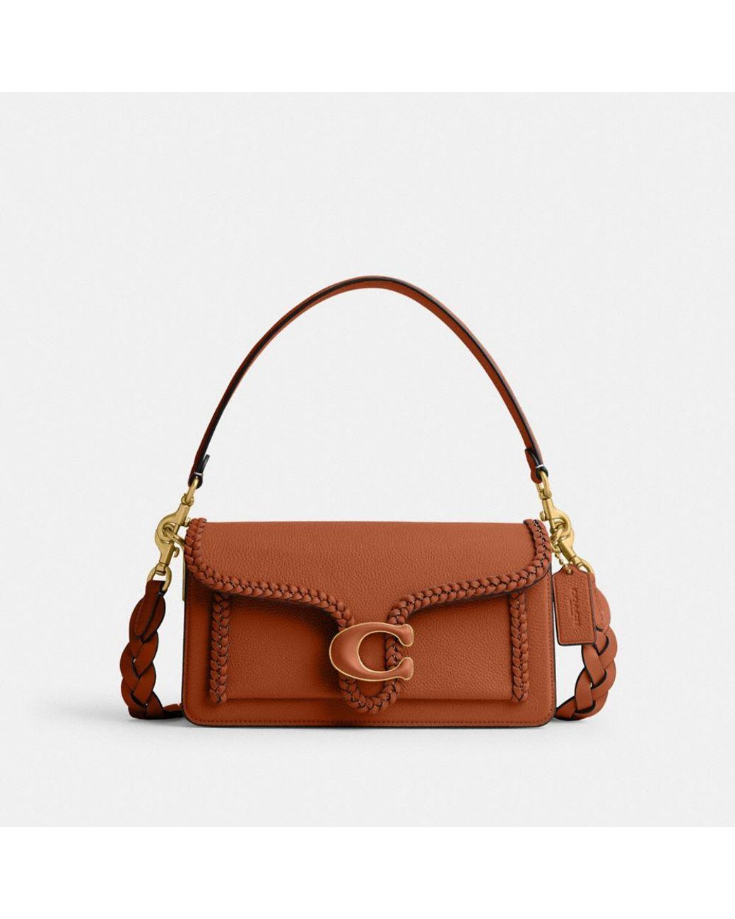 COACH Tabby Shoulder Bag 26 With Braid in Brown Lyst
