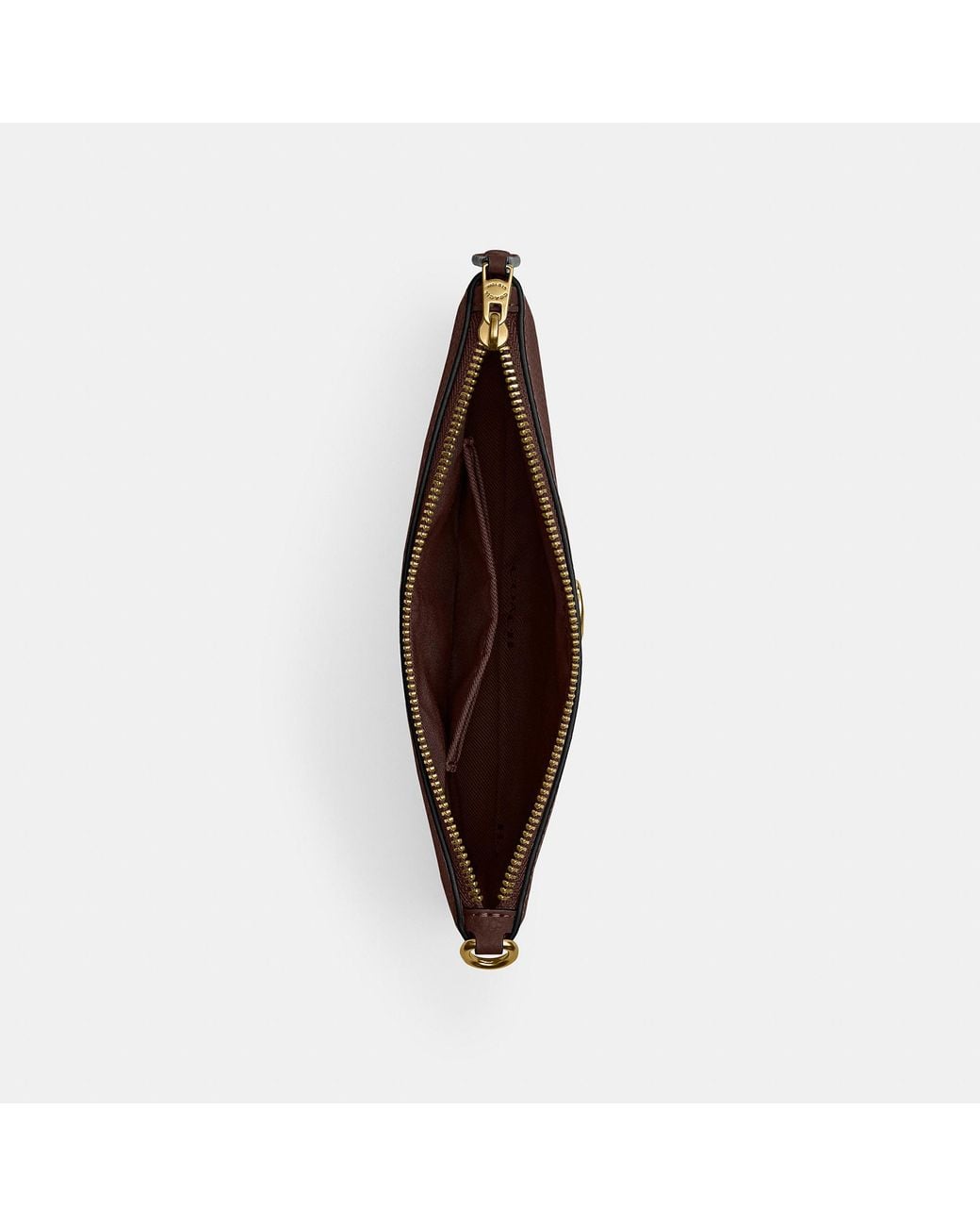 COACH Brown Essential Small Wristlet