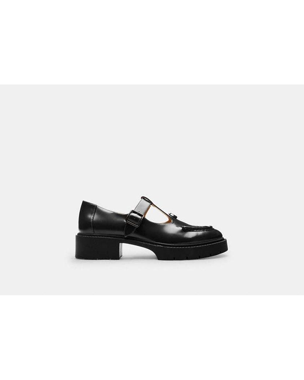 COACH Black Mary Jane Shoes