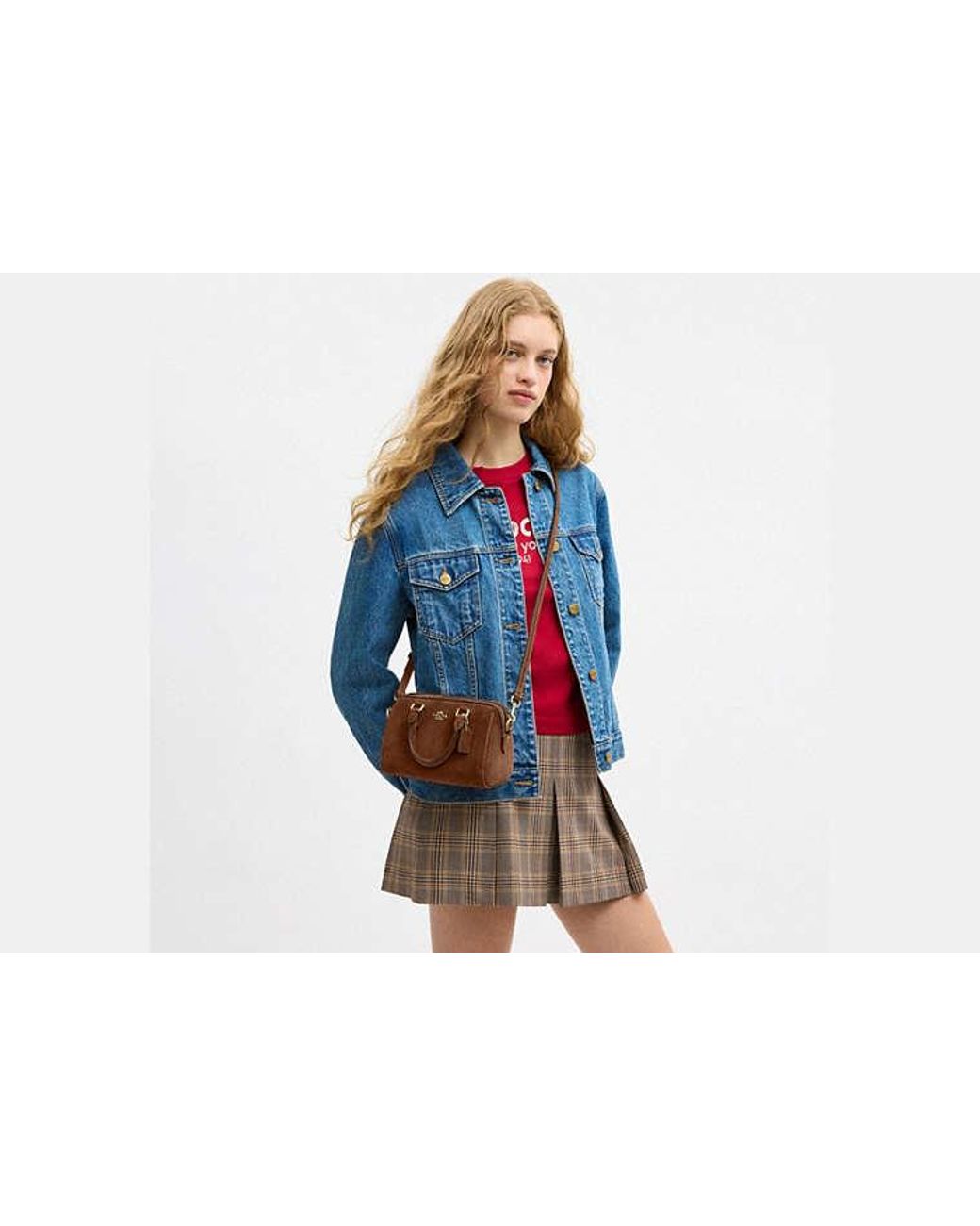 COACH Black Mini Rowan Crossbody Bag