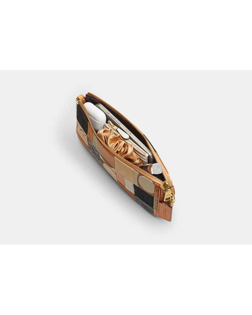 COACH Multicolor Plaza Bag 25 With Patchwork