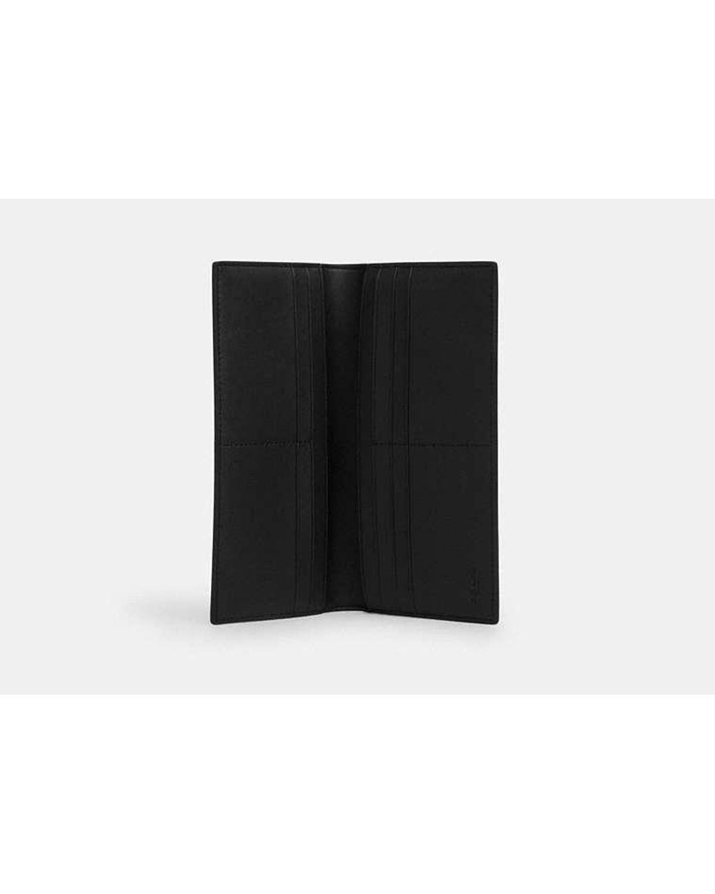 COACH Black Breast Pocket Wallet for men