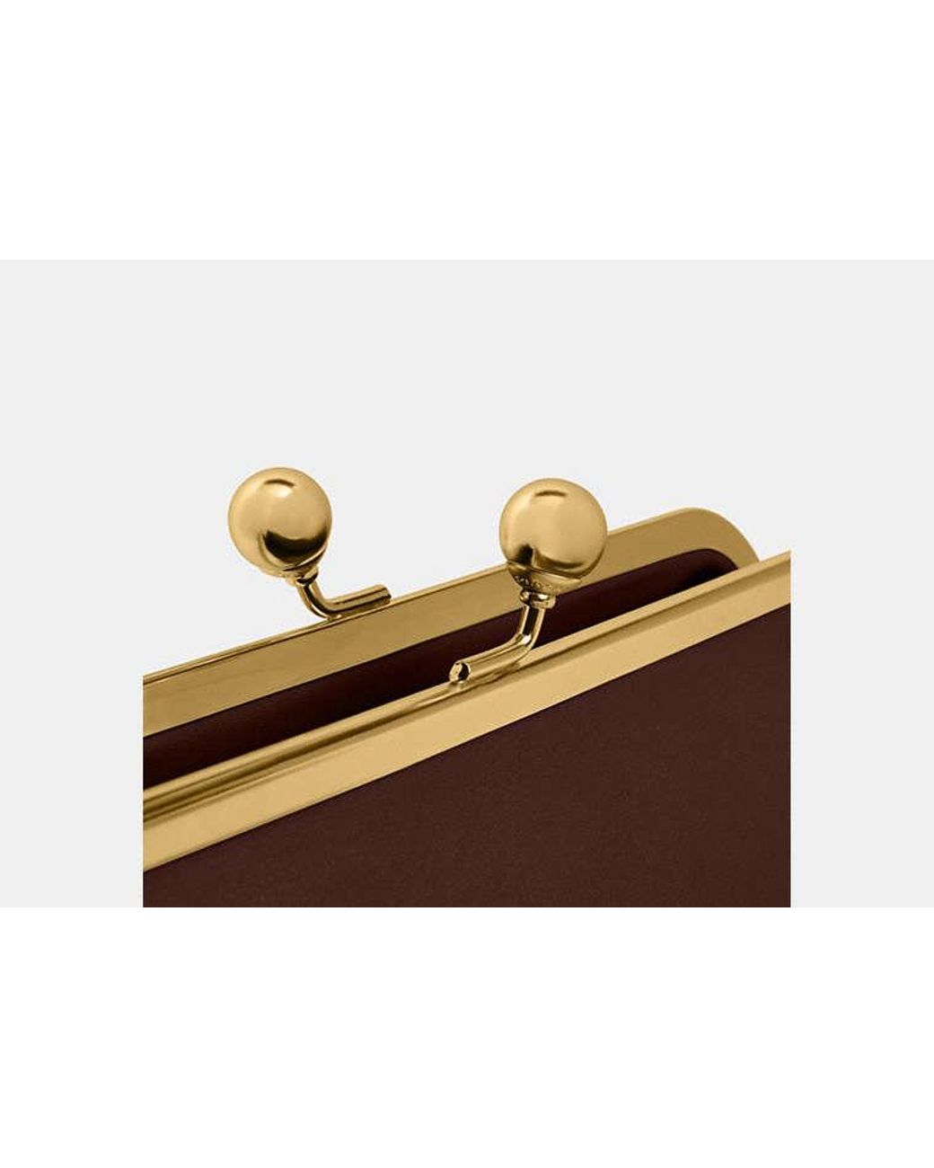 COACH Black Kisslock Frame Bag 30