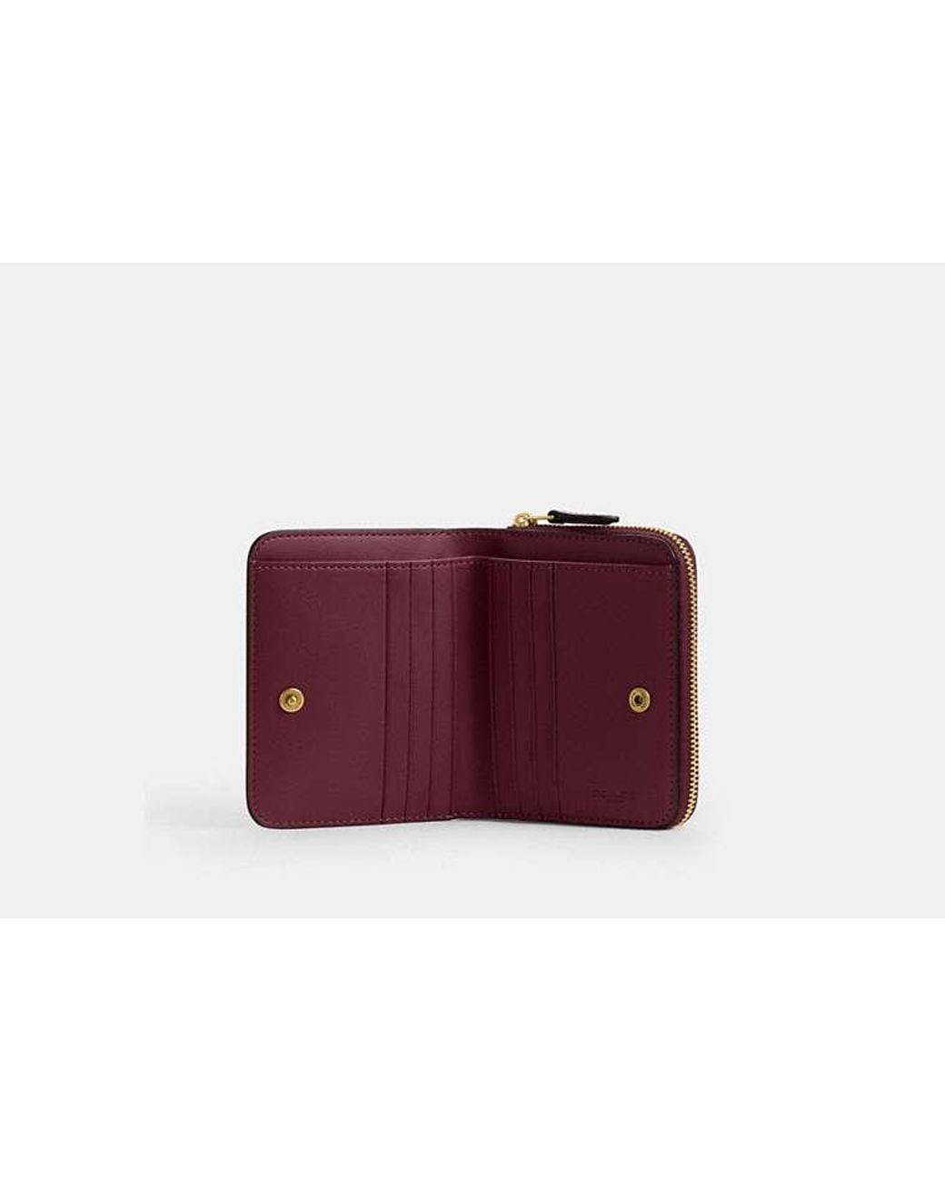 COACH Red New York Billfold Wallet