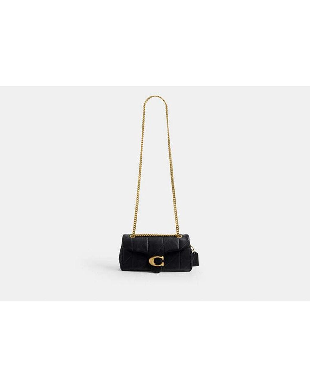 COACH Black Tabby Shoulder Bag 26 With Quilting