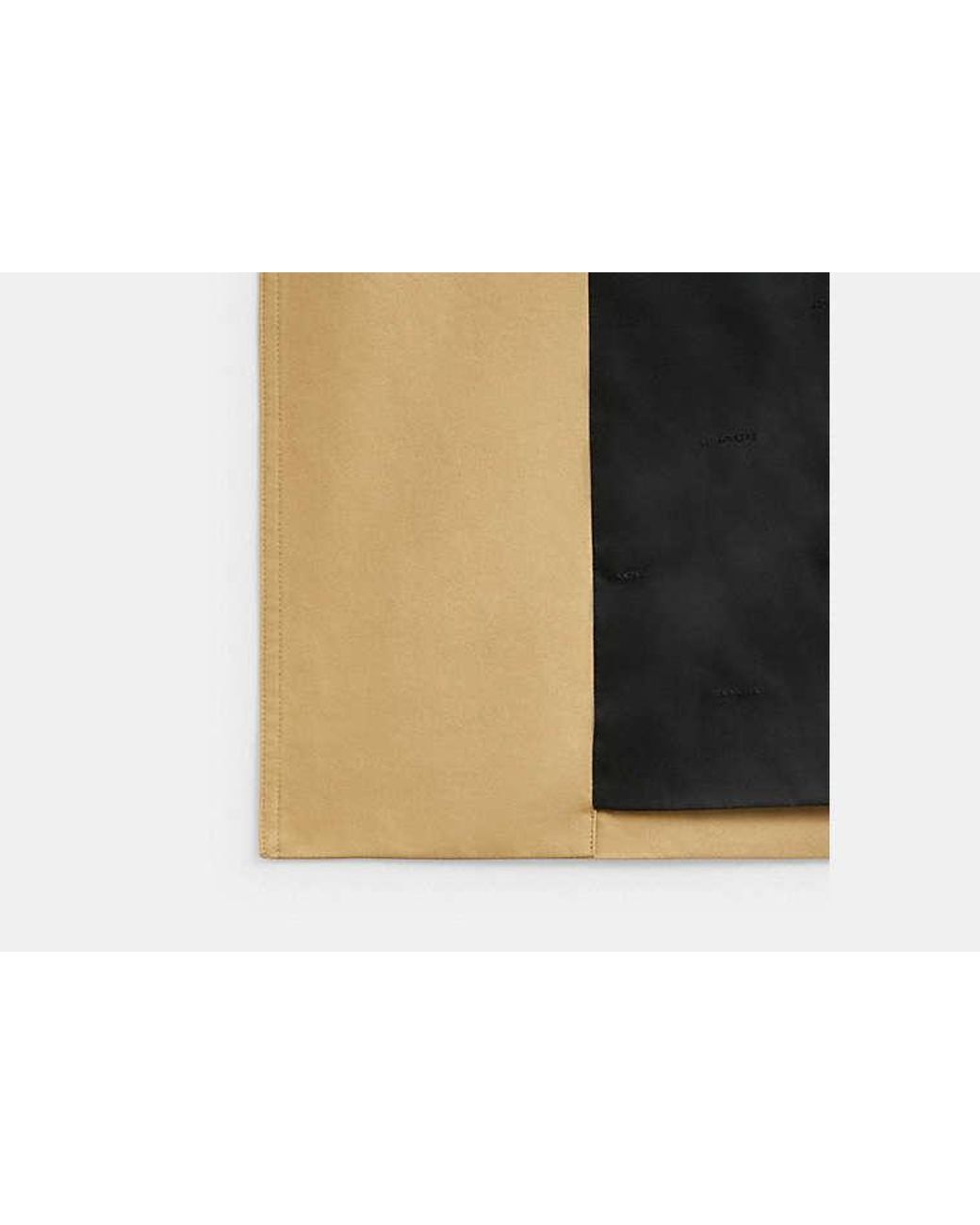 Gabardina COACH de color Natural