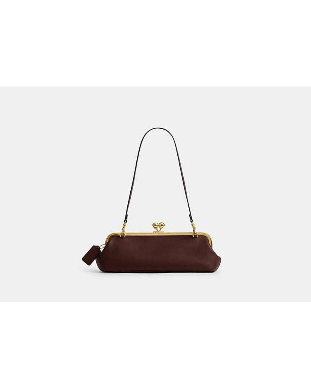 COACH Black Kisslock Frame Bag 30
