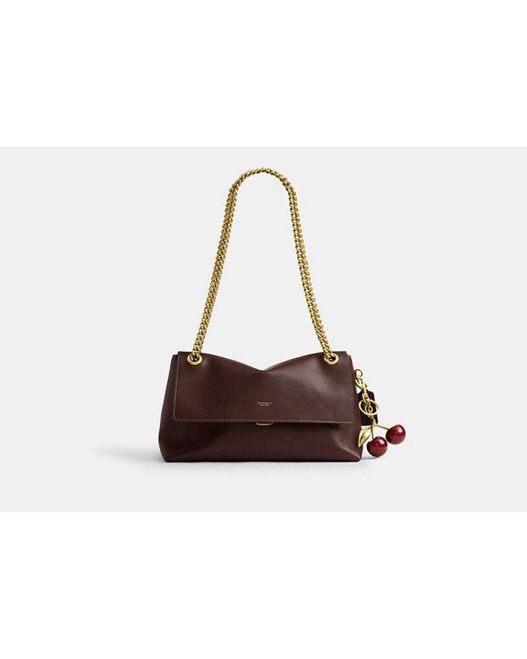COACH Black Chelsea Shoulder Bag 30 With Chain