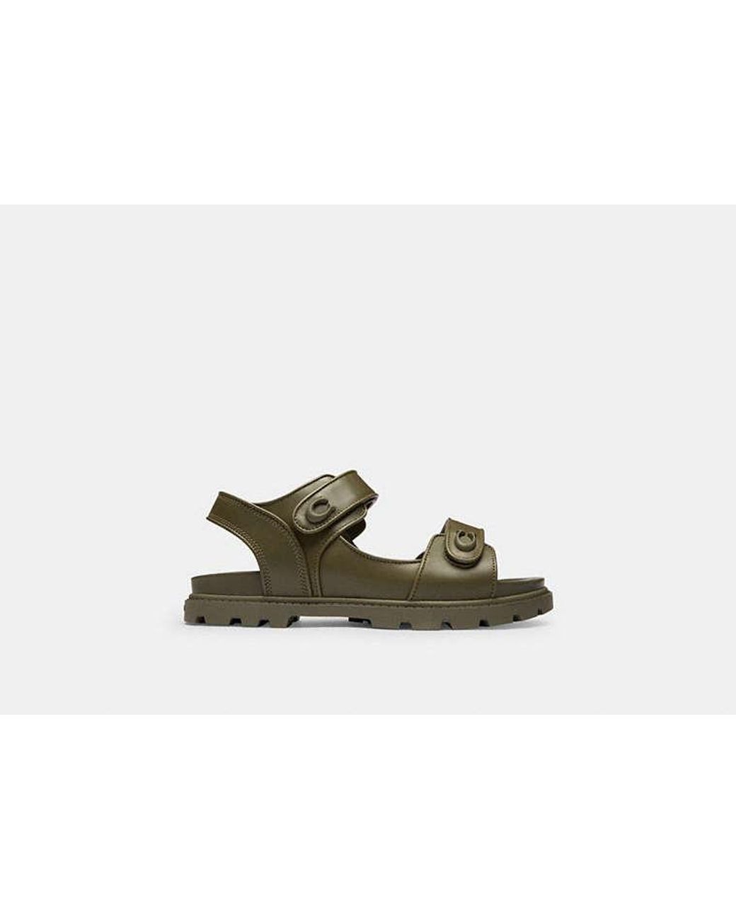 Sandale Plateforme En Pour Hommes, Taille COACH pour homme en coloris Black