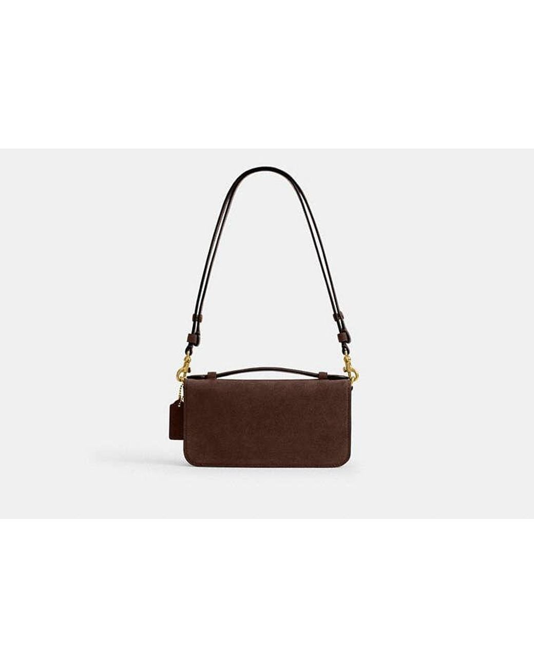 COACH Black New York Elora Top Handle Crossbody Bag