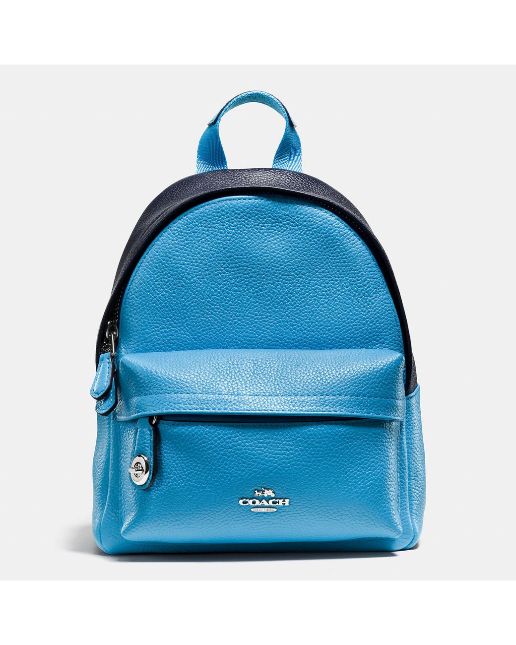COACH Mini Campus Backpack In Bicolor Leather in Blue Lyst