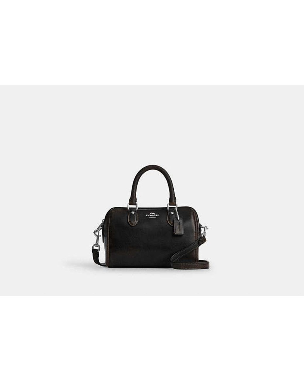 COACH Black Mini Rowan Crossbody Bag