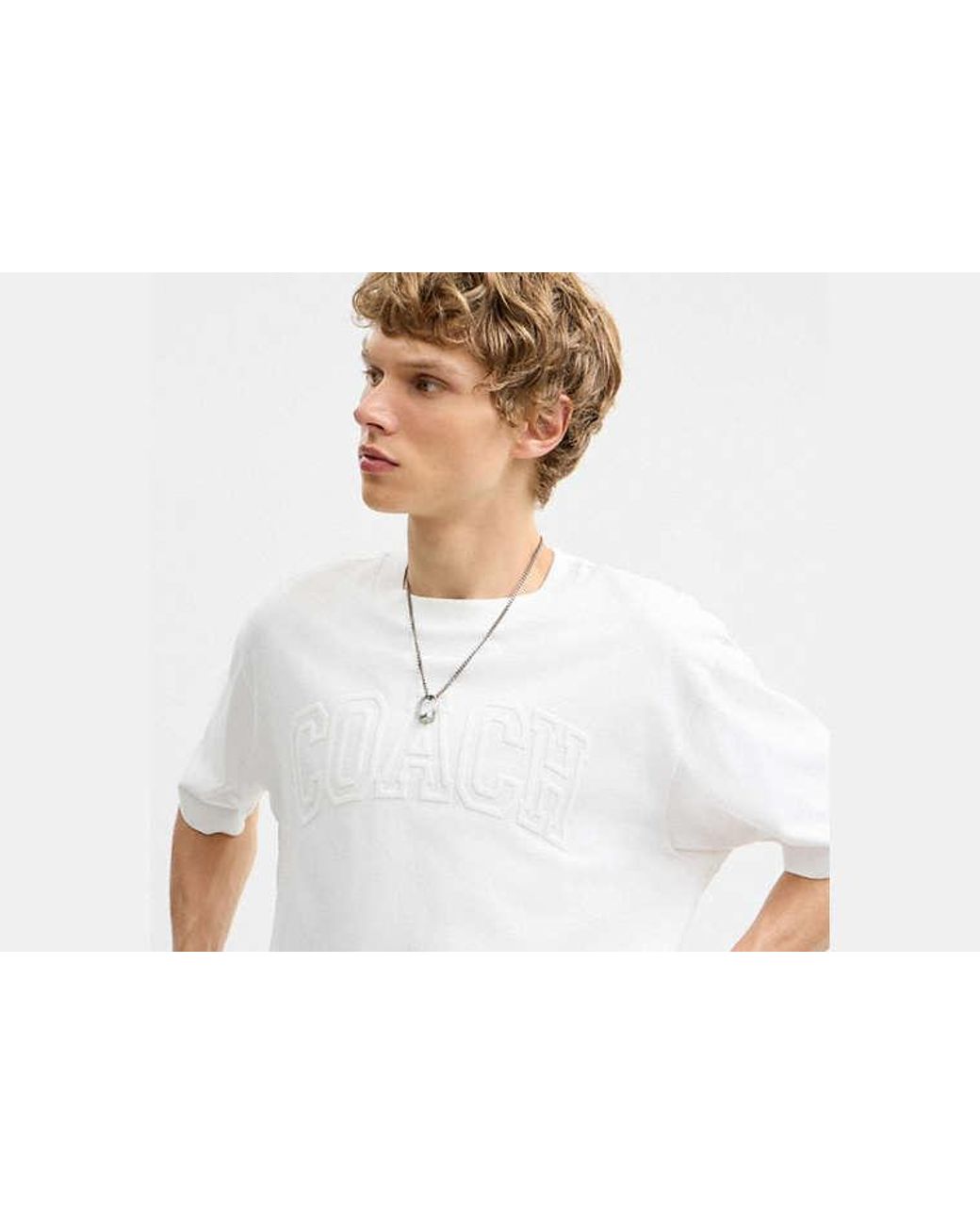 COACH Black Tonal T-Shirt for men