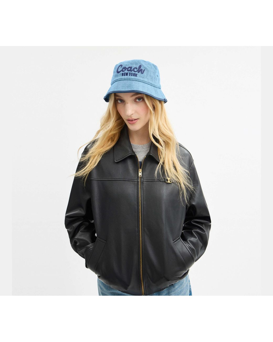 Cappello A Secchiello di COACH in Blue