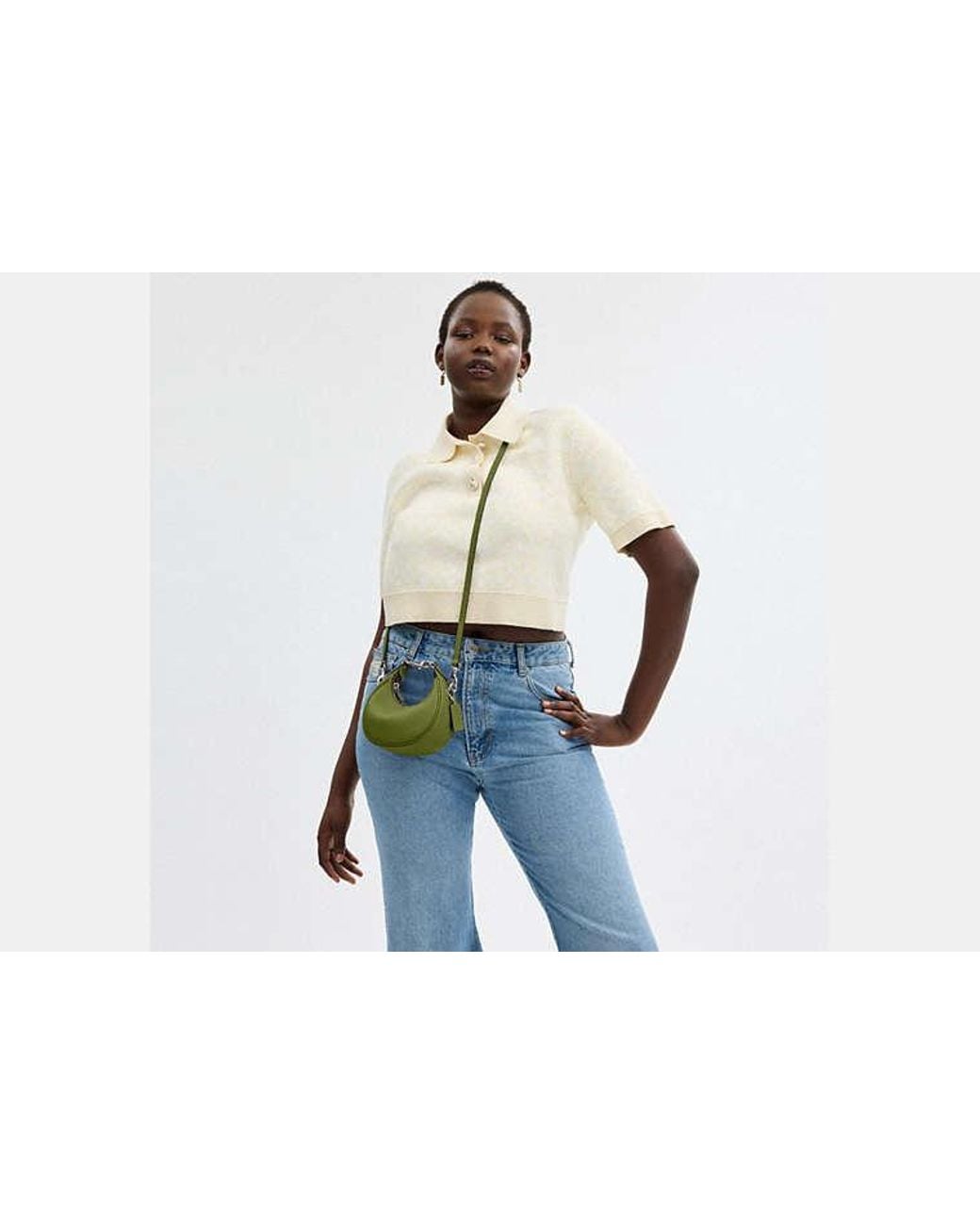 COACH Green Jonie Bag
