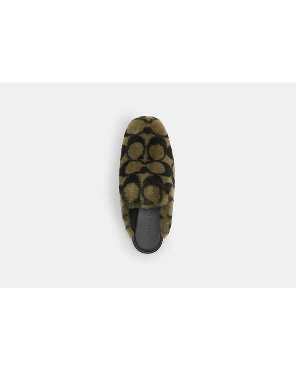 COACH Black Slipper