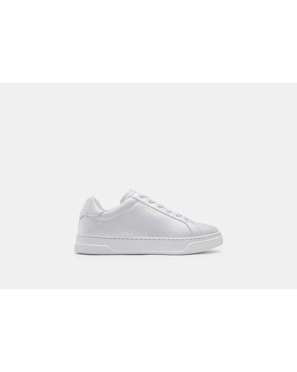 COACH White High Line Sneakers Shoes 9 D for men
