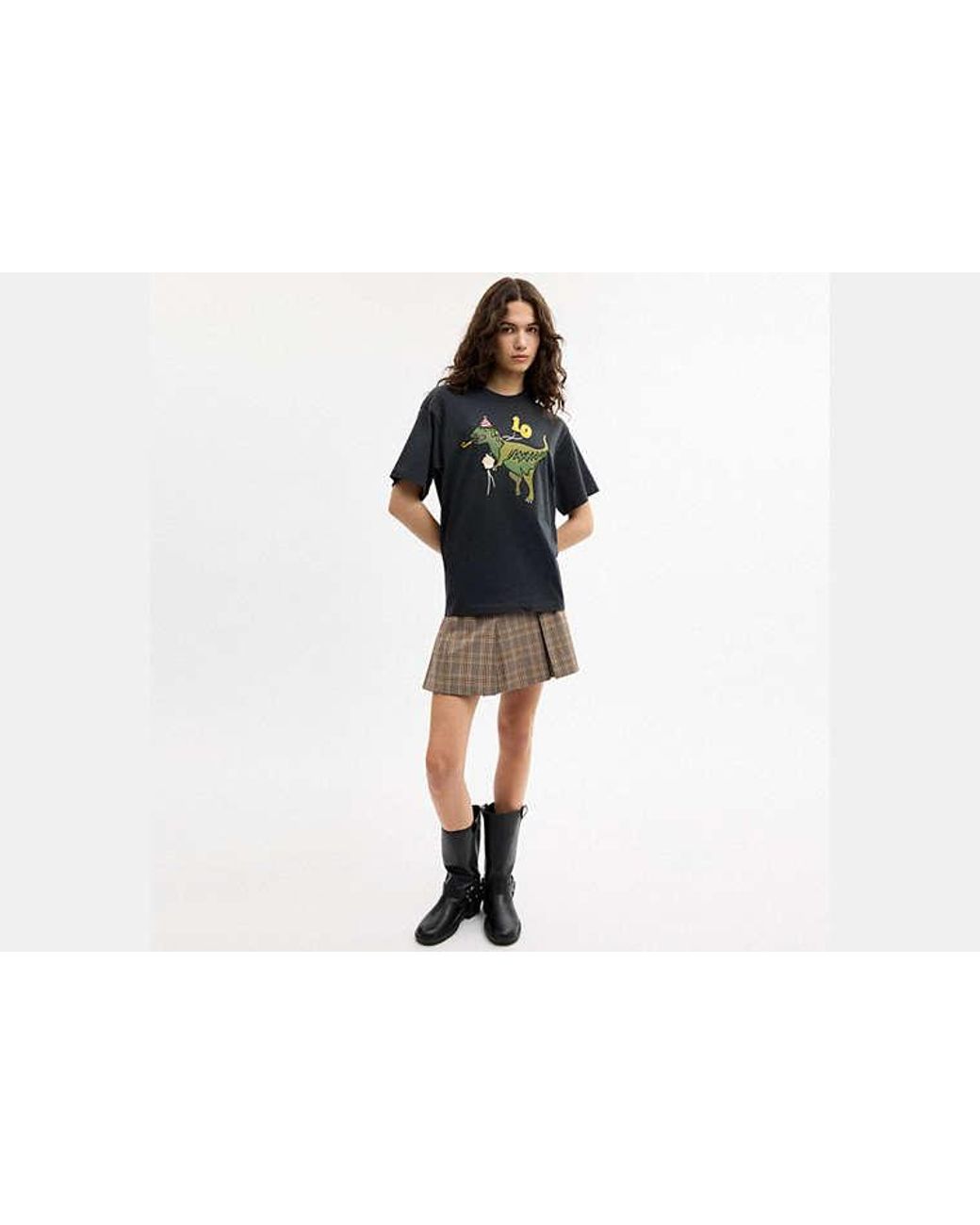 COACH Black Rexy 10Th Birthday Relaxed T-Shirt
