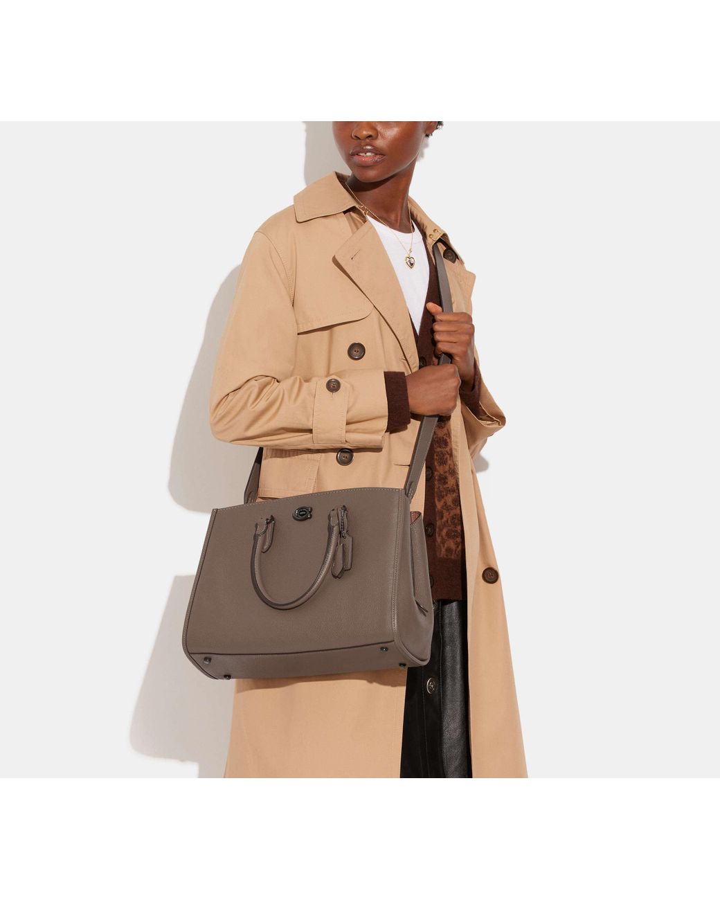 Mini brooke shop carryall coach