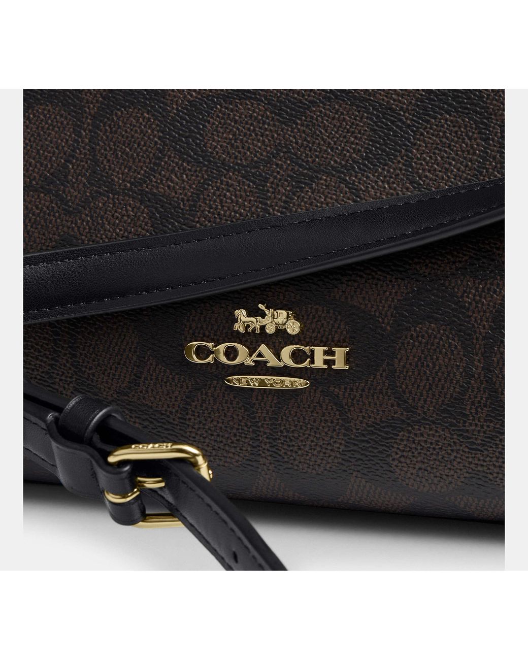 Borsa A Spalla Laurel di COACH in Black