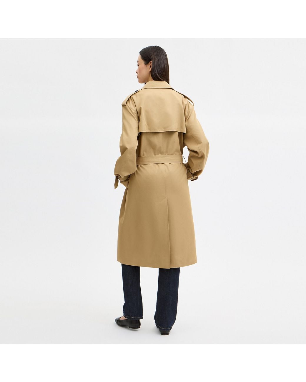 COACH Natural Trench Coat