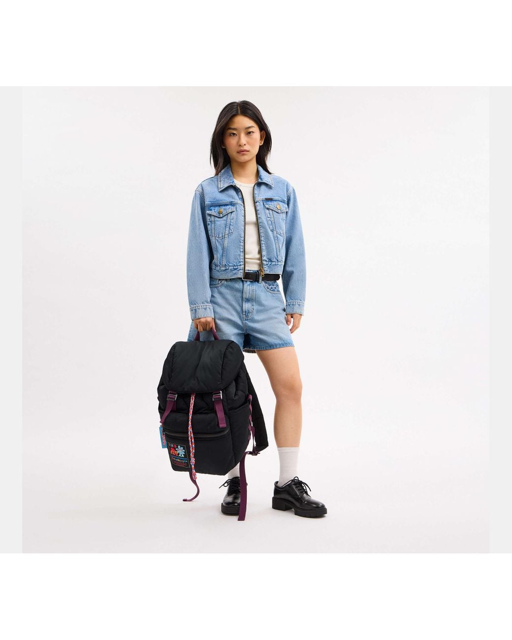 COACH Coachtopia Loop Backpack in Black | Lyst UK display picture 2