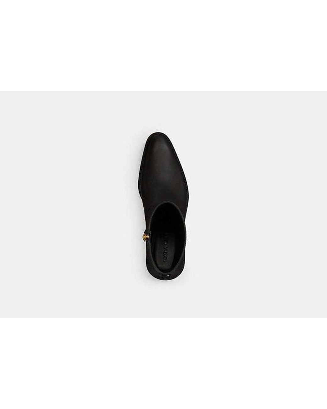 COACH Black Pointed Toe Bootie