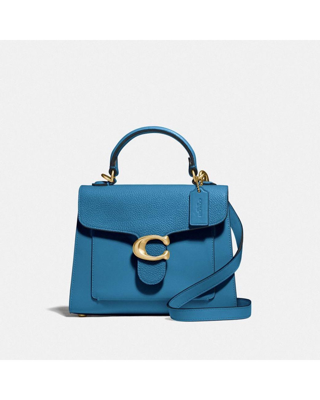 COACH Tabby Top Handle 20 in Blue | Lyst