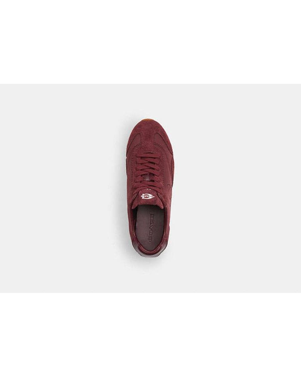 COACH Red Flat Sneaker