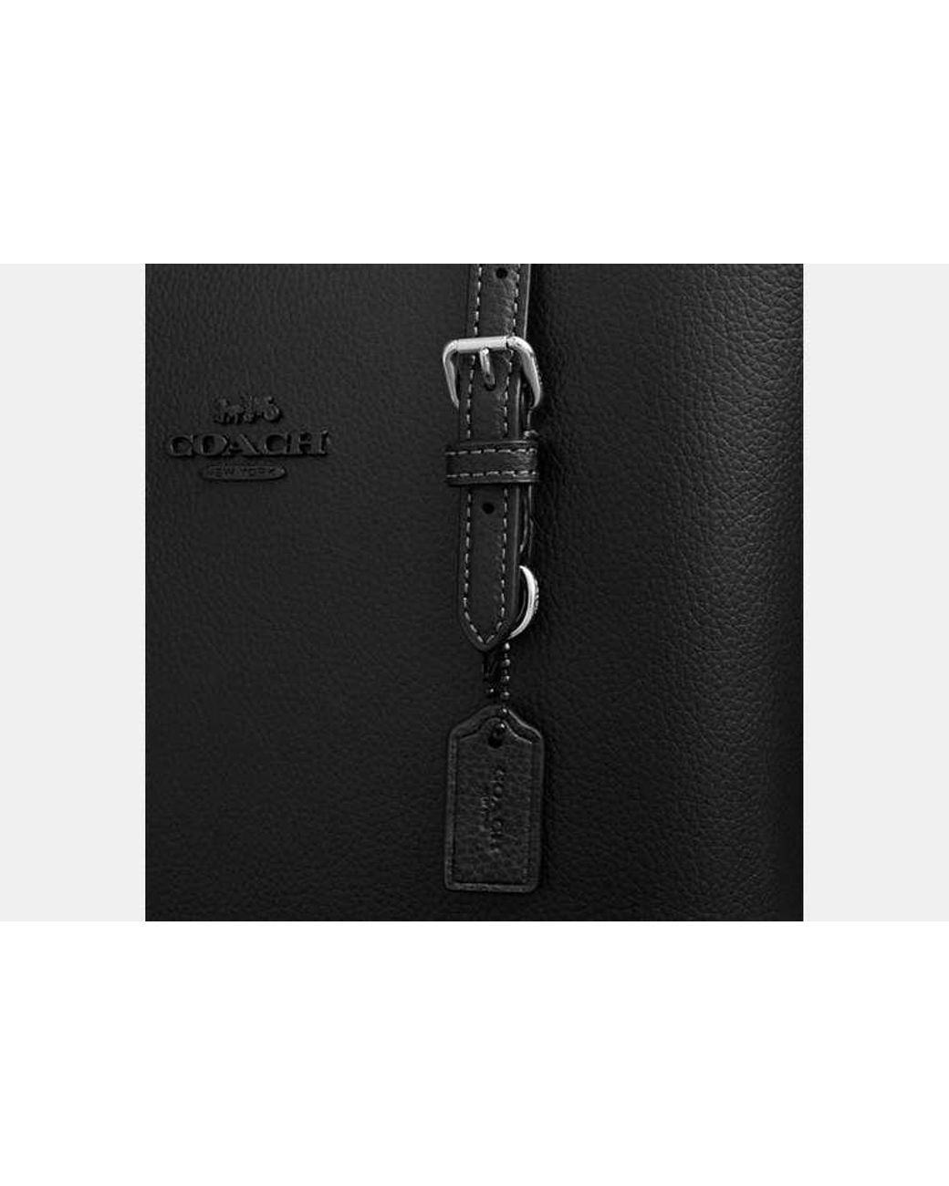 COACH Black Mollie Tote Bag 25