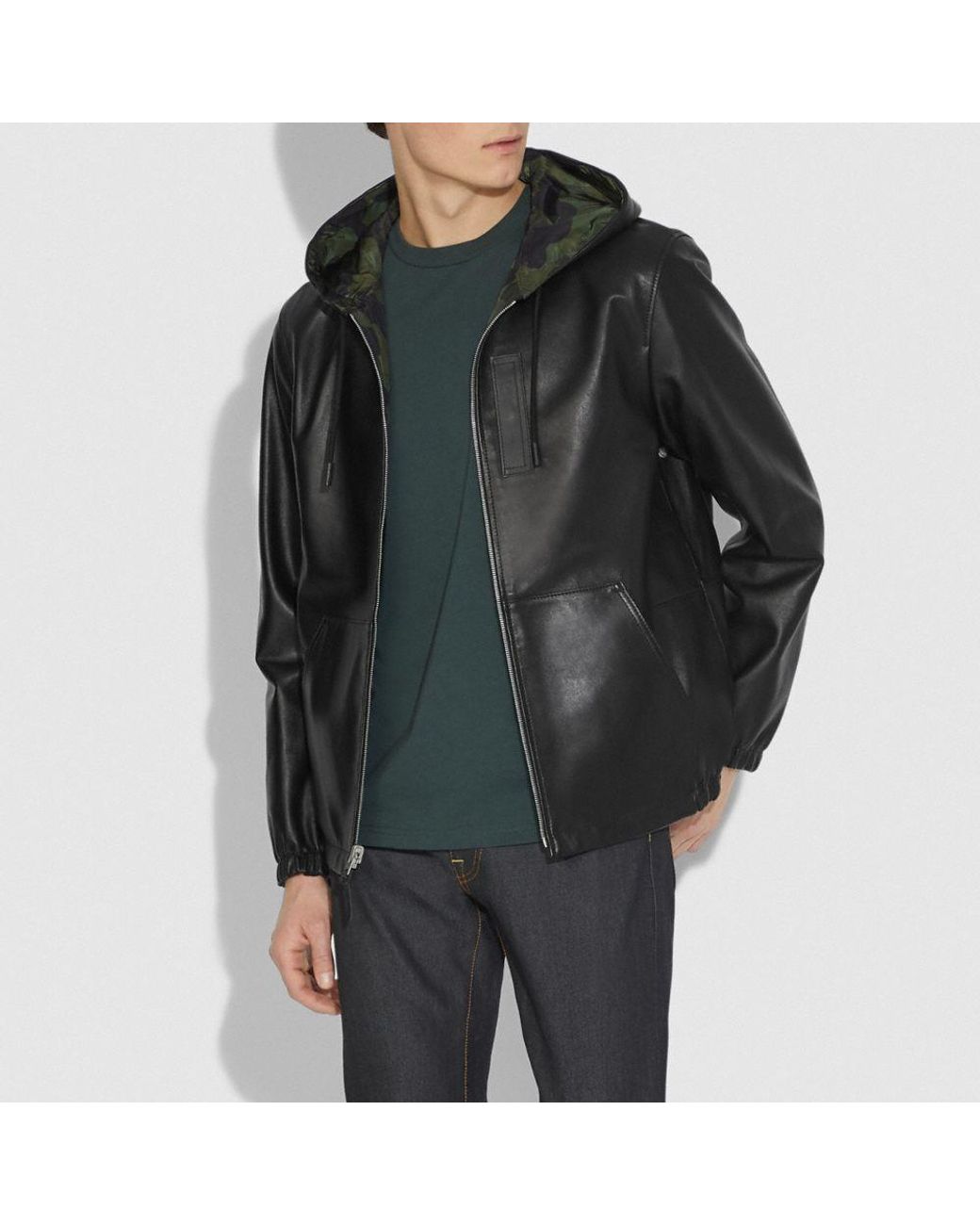 coach reversible leather trainer