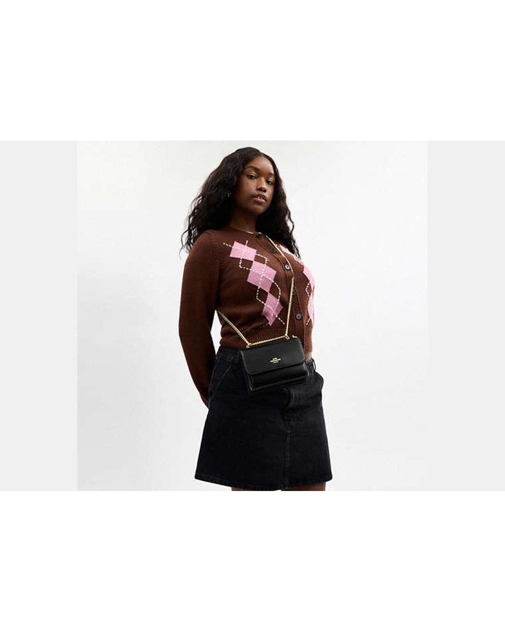 COACH Black Mini Klare Crossbody Bag