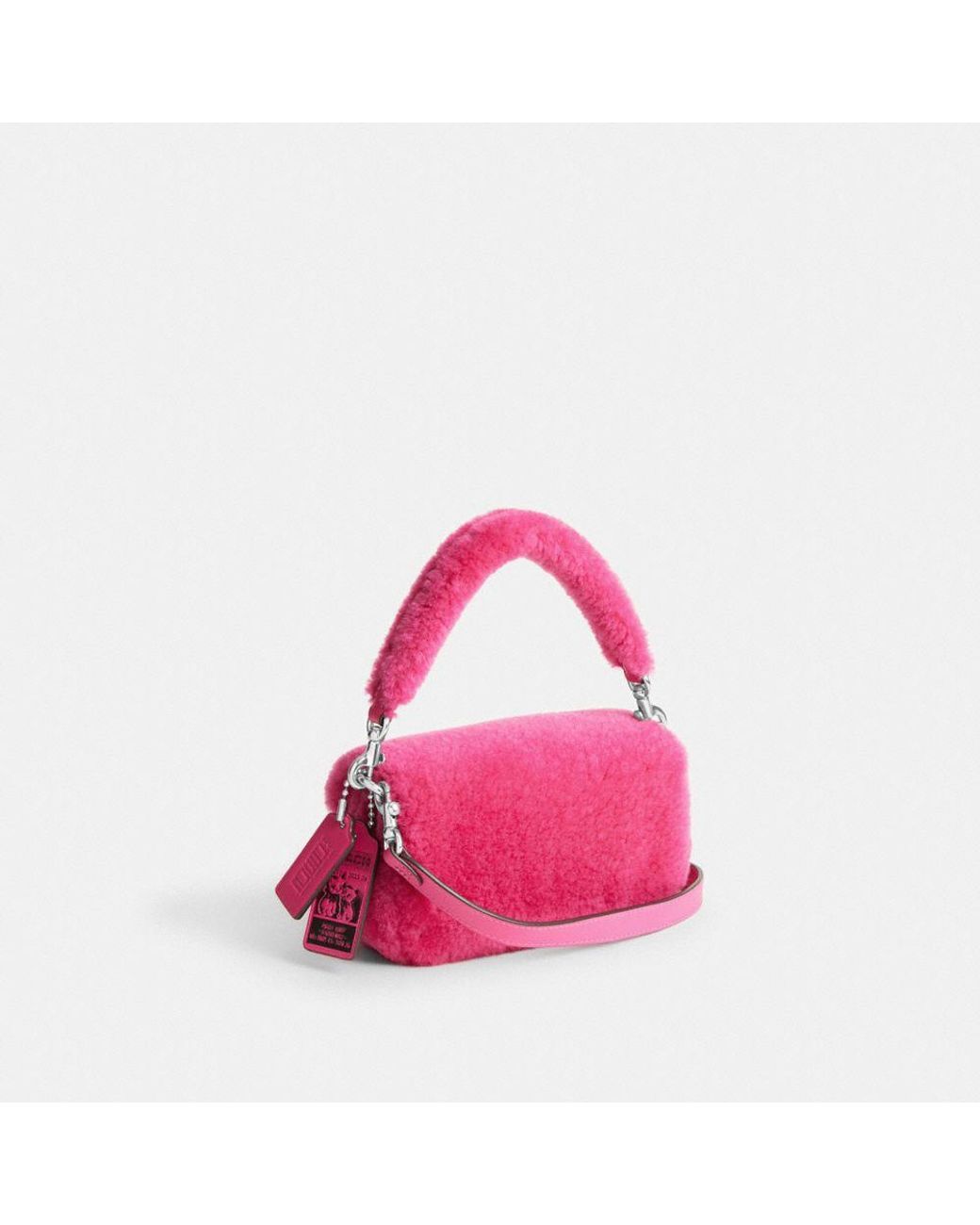ショルダーバッグ・ポシェット The Lil Nas X Drop Tabby Shoulder Bag 18 In Shearling Coach The Lil Nas X Drop Tabby Shoulder Bag 18 in Shearling