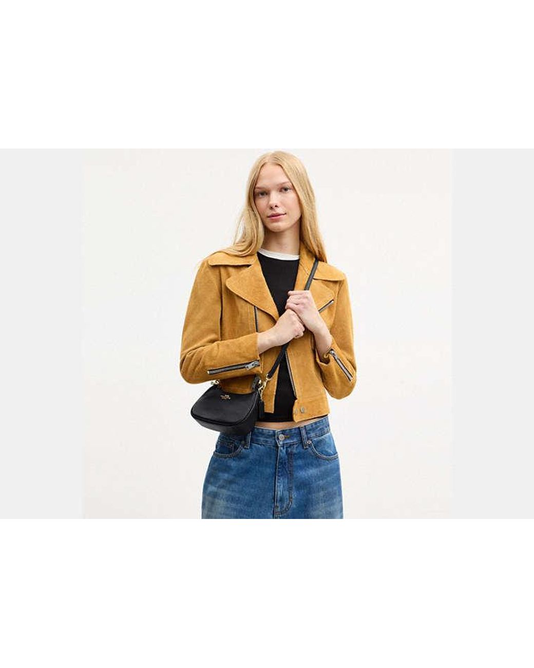 COACH Black Teri Mini Crossbody Bag