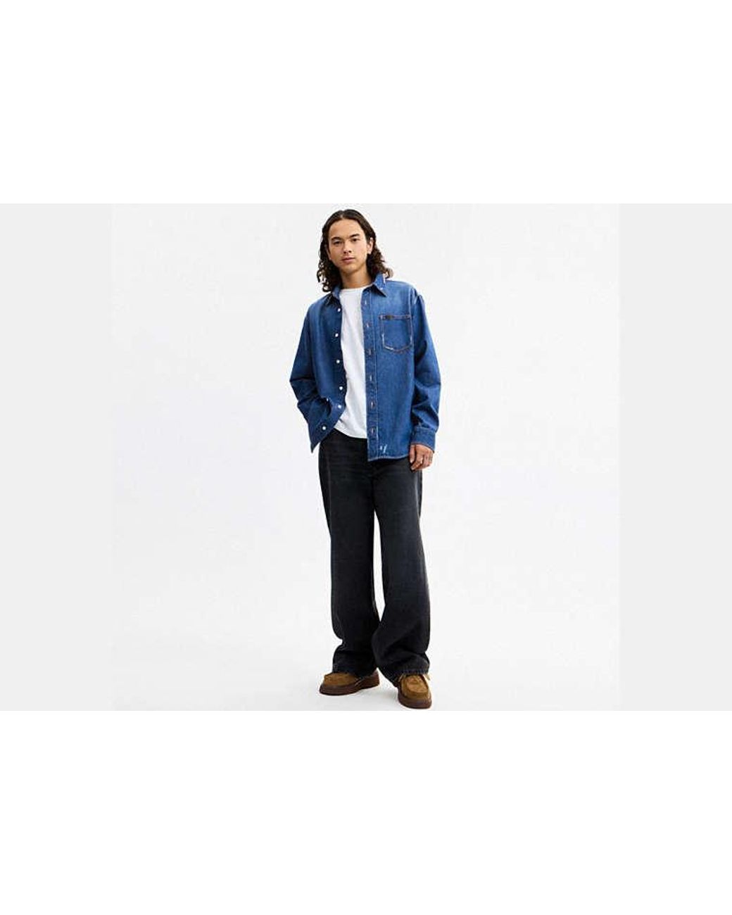 COACH Blue Denim Shirt for men