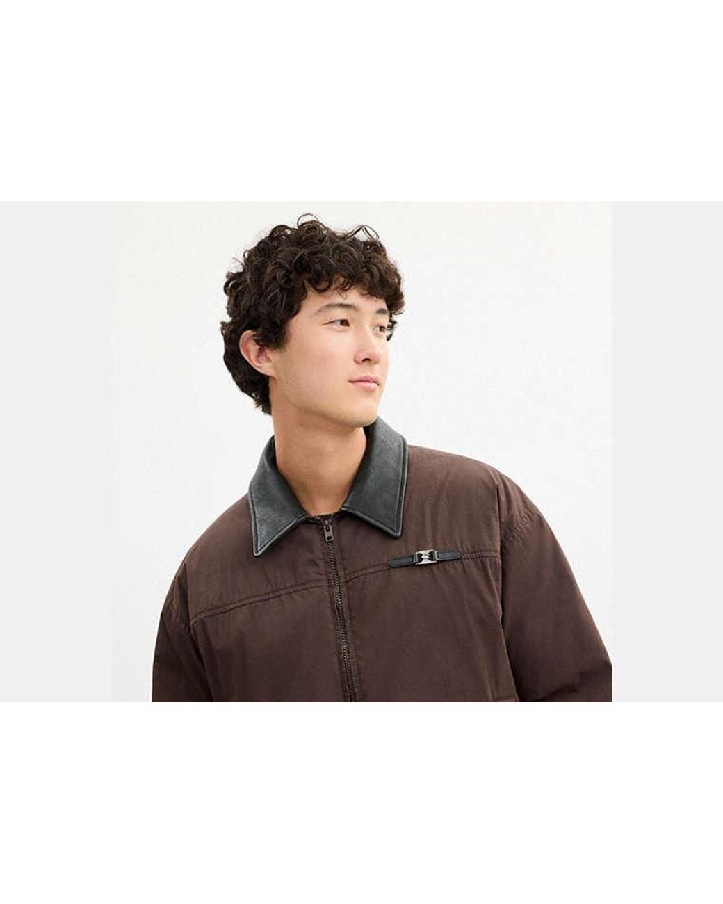 COACH Black Heritage C Puffer Jacket for men